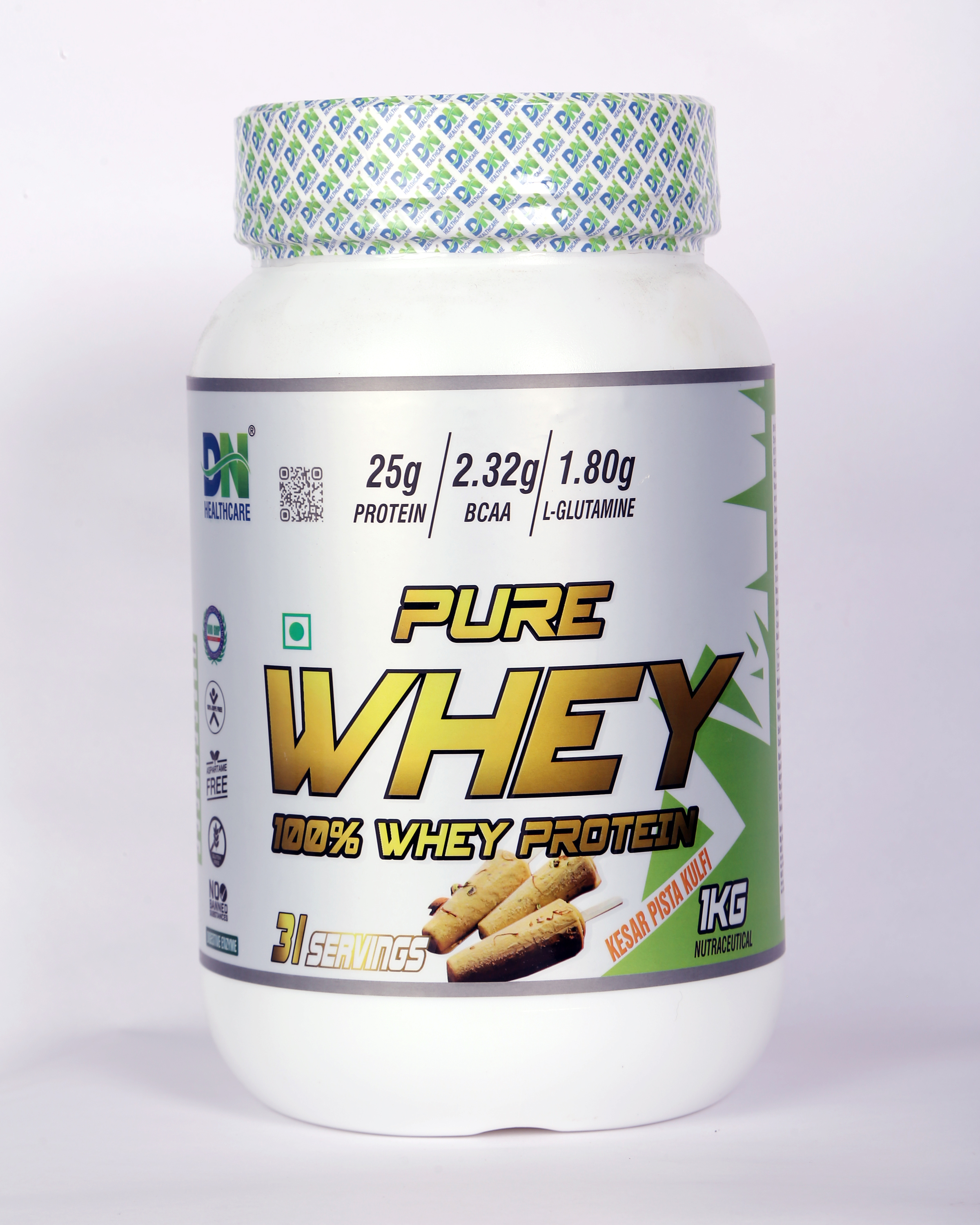 Pure Whey 100% Whey Protein Kesar Pista Kulfi